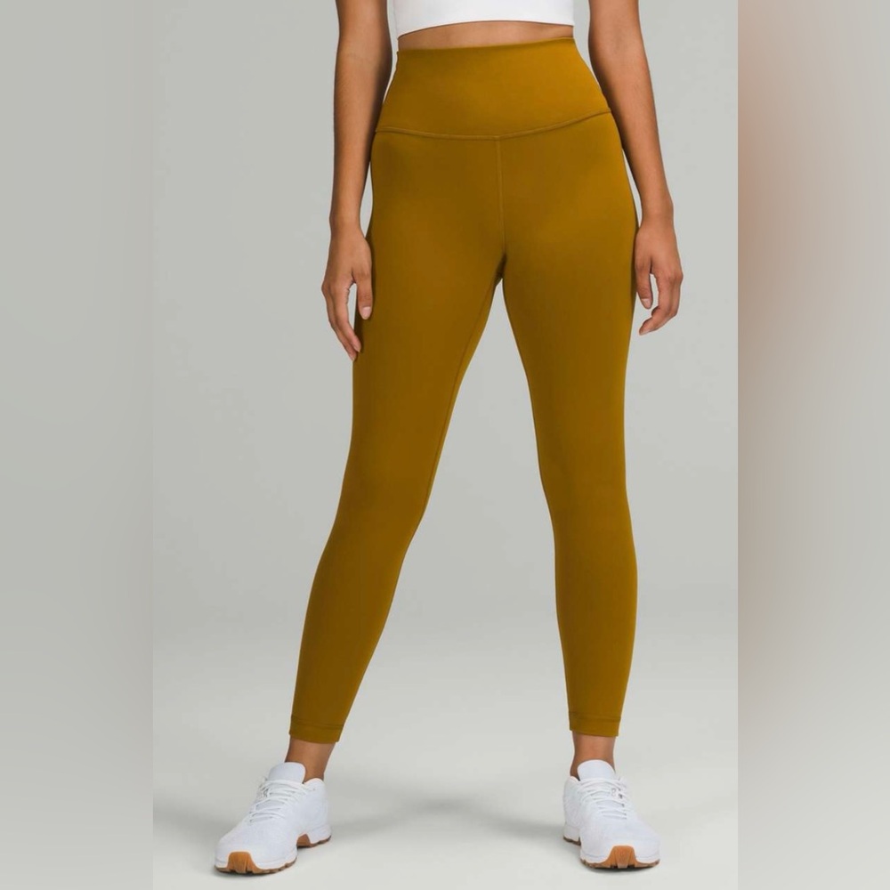 Lululemon Wunder Train High-Rise Tight 25" Gold Spice